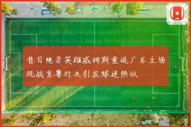 昔日绝杀英雄威姆斯重返广东主场观战京粤对决引发球迷热议
